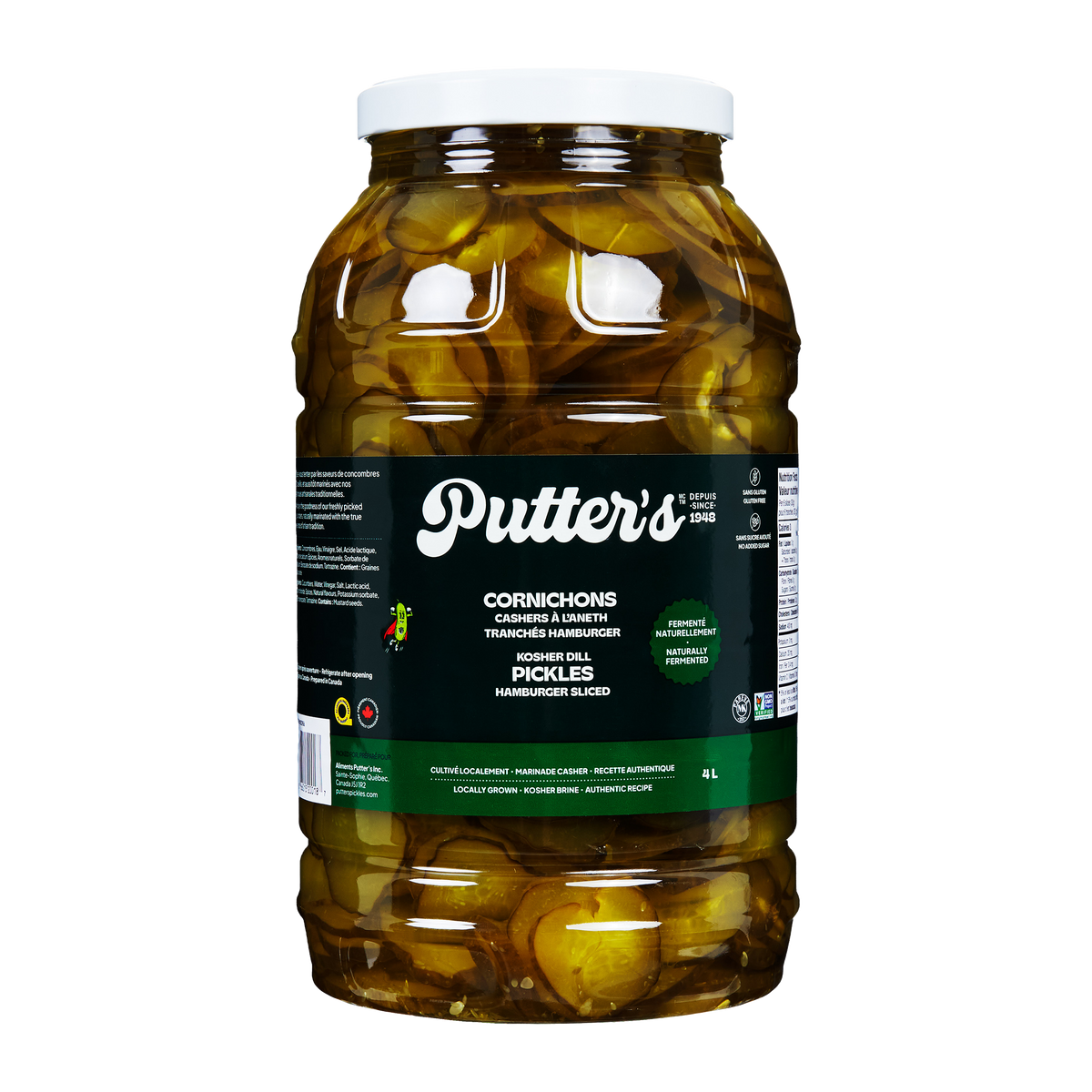 Kosher Dill Pickle Hamburger Slices